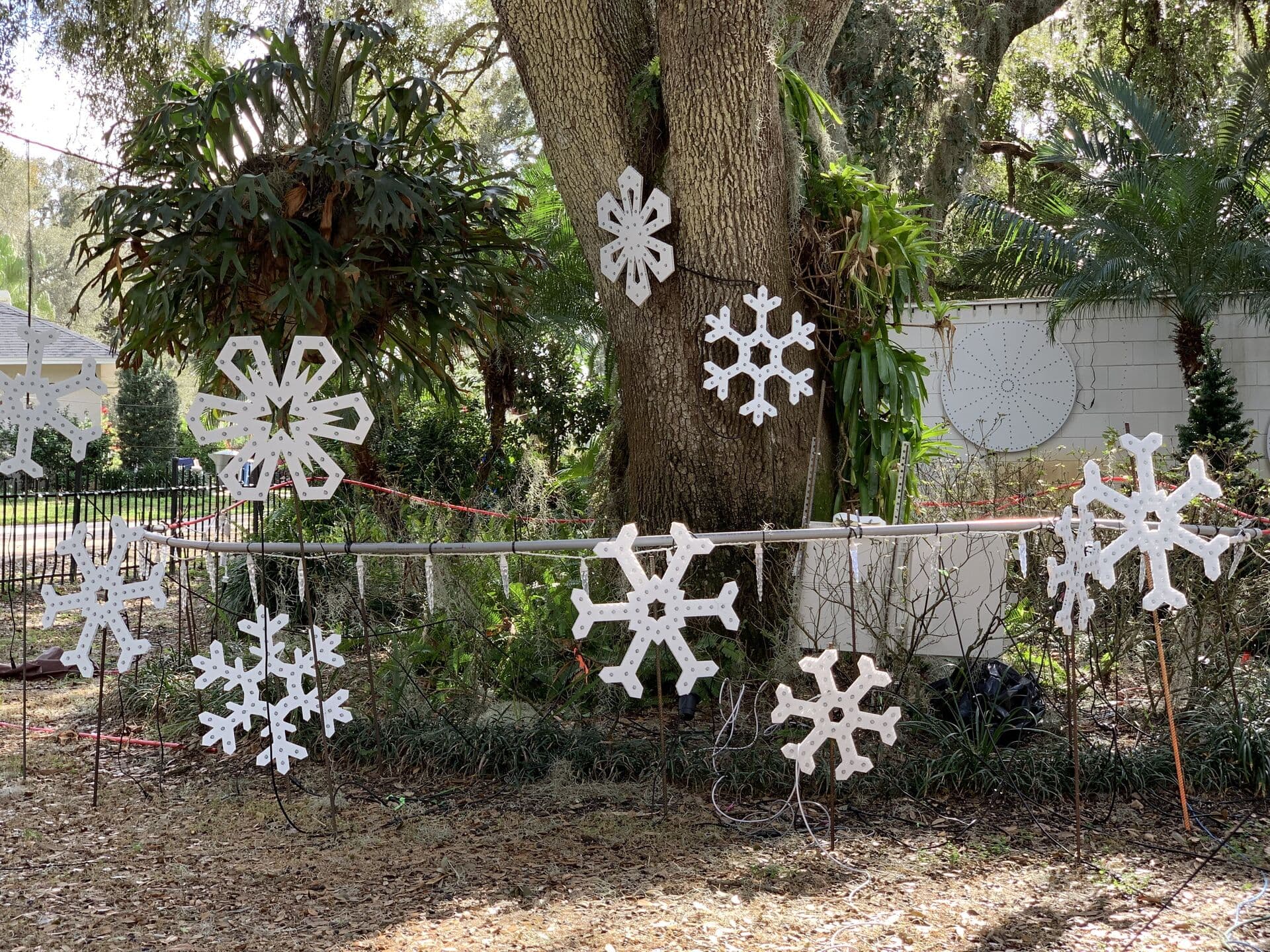 Tesla's Light House Night Scene